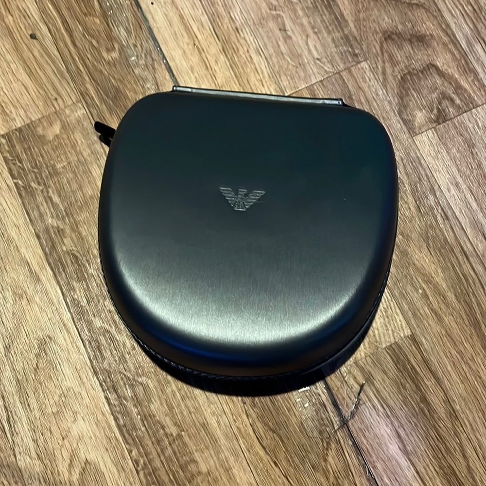 Armani leather glasses case